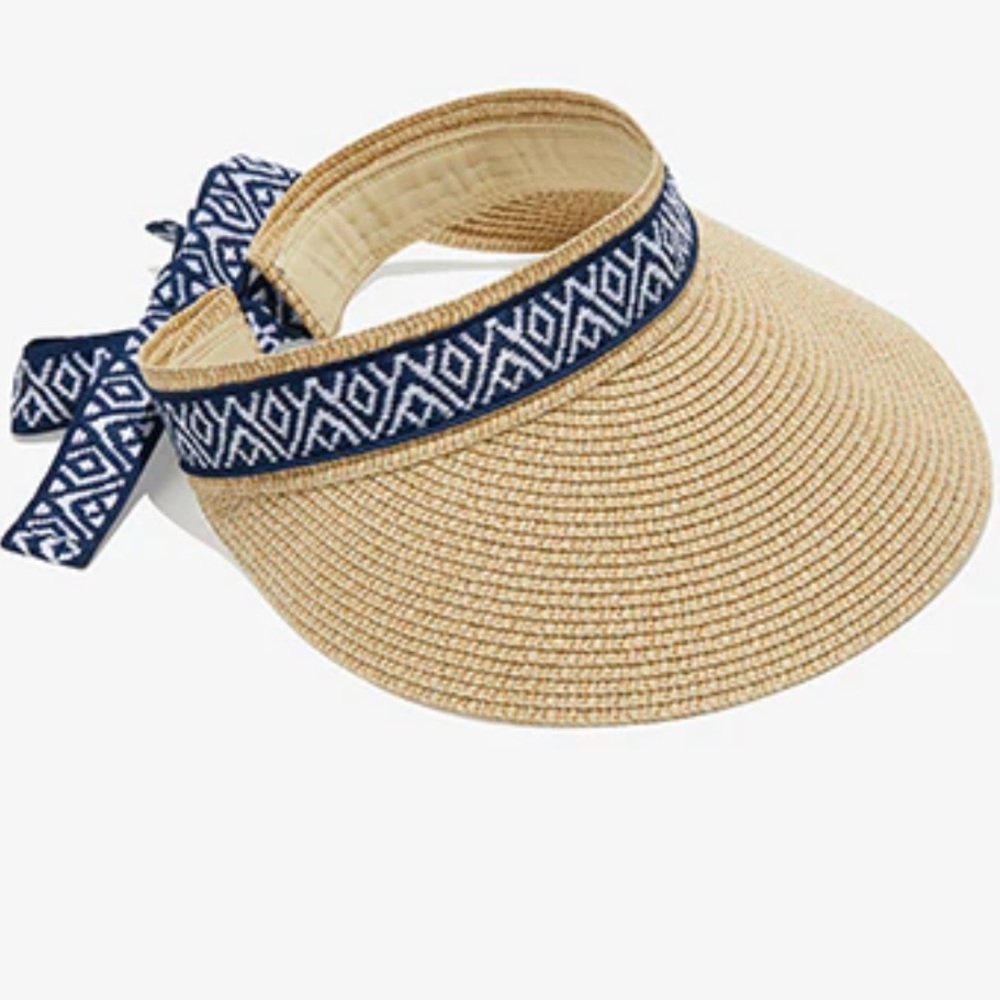 Sea & Grass Visor with Ribbon